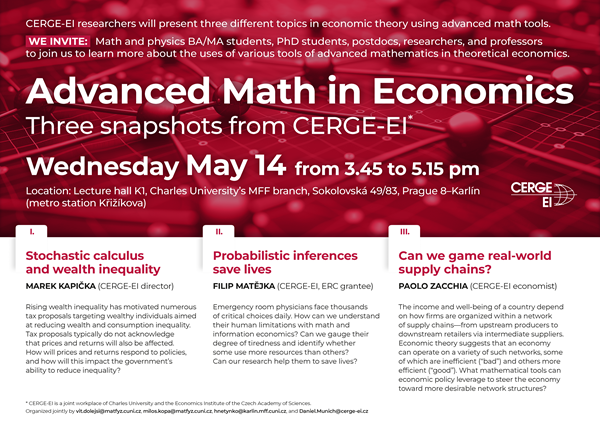 Advanced Math in Economics poster 0505A